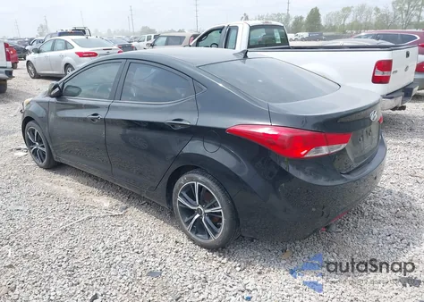 2012 Hyundai Elantra Limited z USA, uszkodzony, nr VIN 5NPDH4AE0CH102854